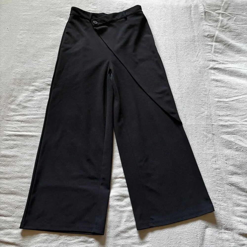 Yoki Oversized Asymmetrical Wide Leg Pants